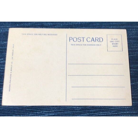 VTG 1930's Bakersfield CA Hotel El Tejon Kern County California Postcard ~773A - Picture 2 of 2